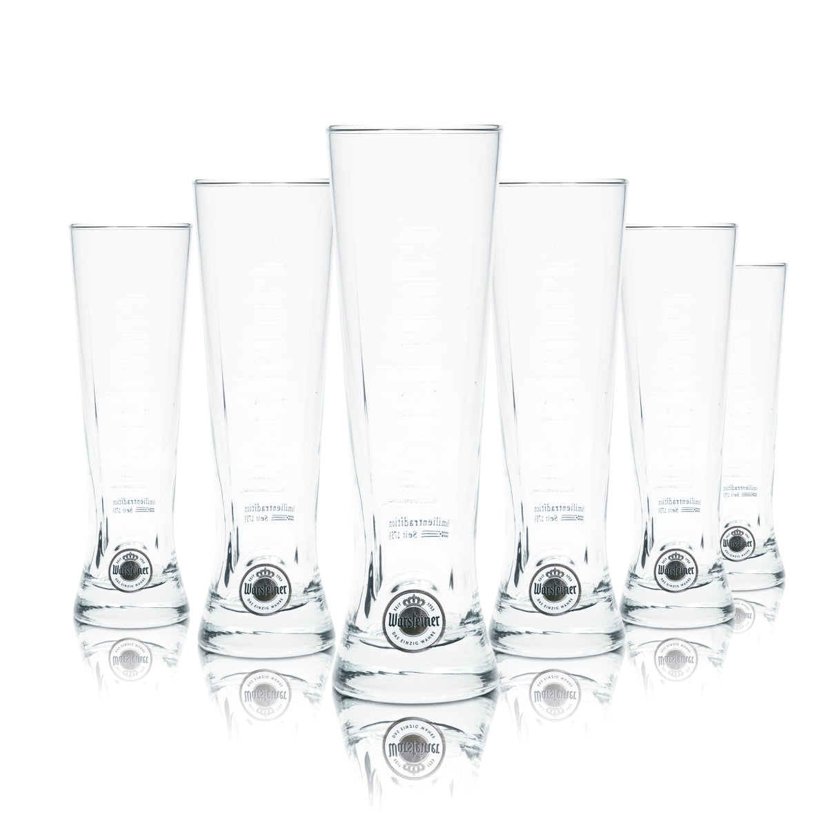 6 verres à bière Warsteiner 0,2 l Premium Cup Verres Gobelets Relief Coupe Tulipe Verre droit