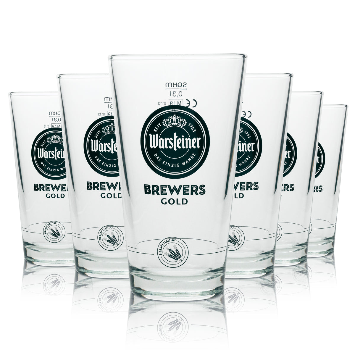 6 verres à bière Warsteiner 0,3 l Brewers Gold Sahm Nouveau Tumbler Verres à bière Pils Export – Vue 4