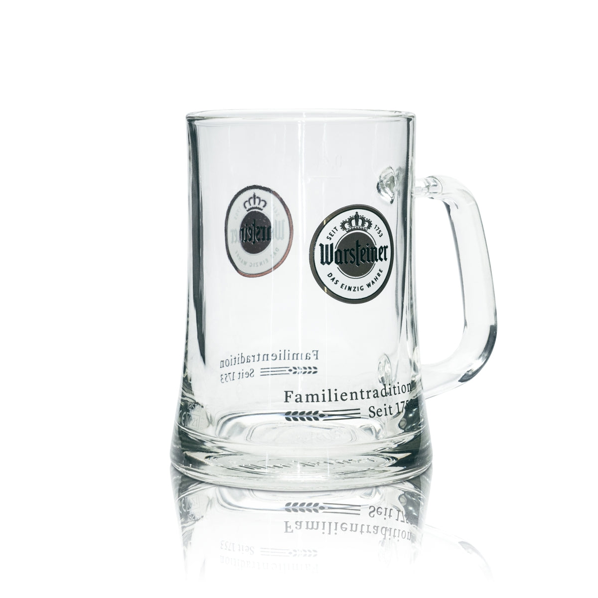 6 verres à bière Warsteiner 0,4 l, verres à pied Seidel, verres à anse, brasserie Beer – Vue 3