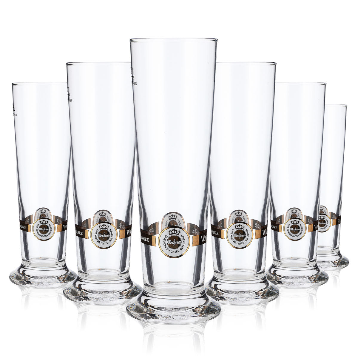 6 verres à bière Warsteiner 0,25 l Gobelet/bâton Logo en bas Rastal – Vue 6