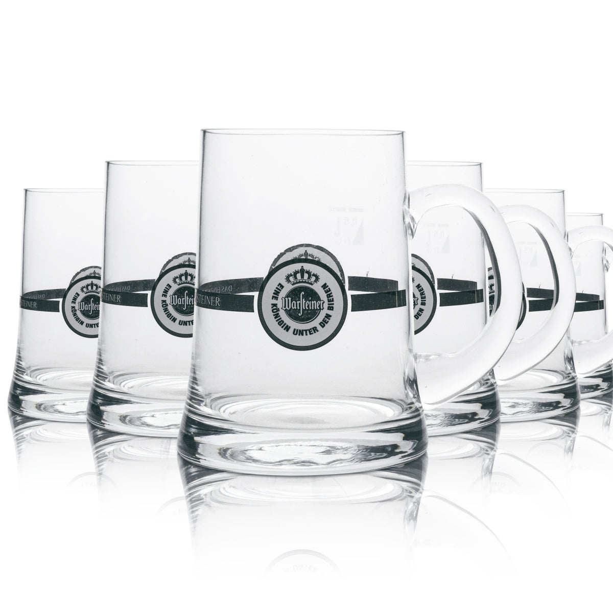 6 verres à bière Warsteiner 0,5 l avec anse