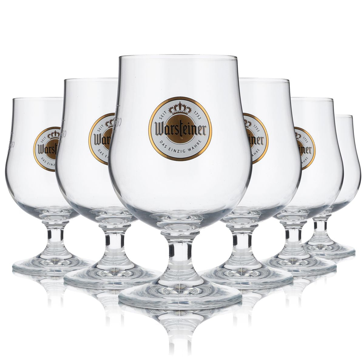 Lot Warsteiner Bier Bundle Bar Set II comprenant 6 verres pivotants, 100 sous-verres et 1 plateau – Vue 2