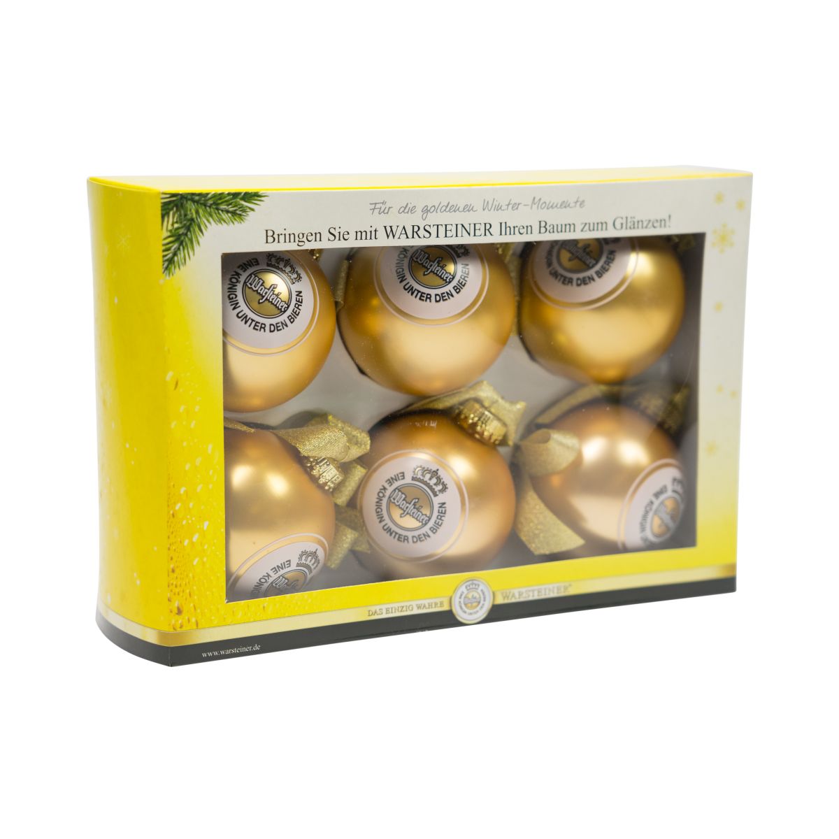 6x Warsteiner boules de Noël Arbre de Noël Boules de Noël Décoration de Noël