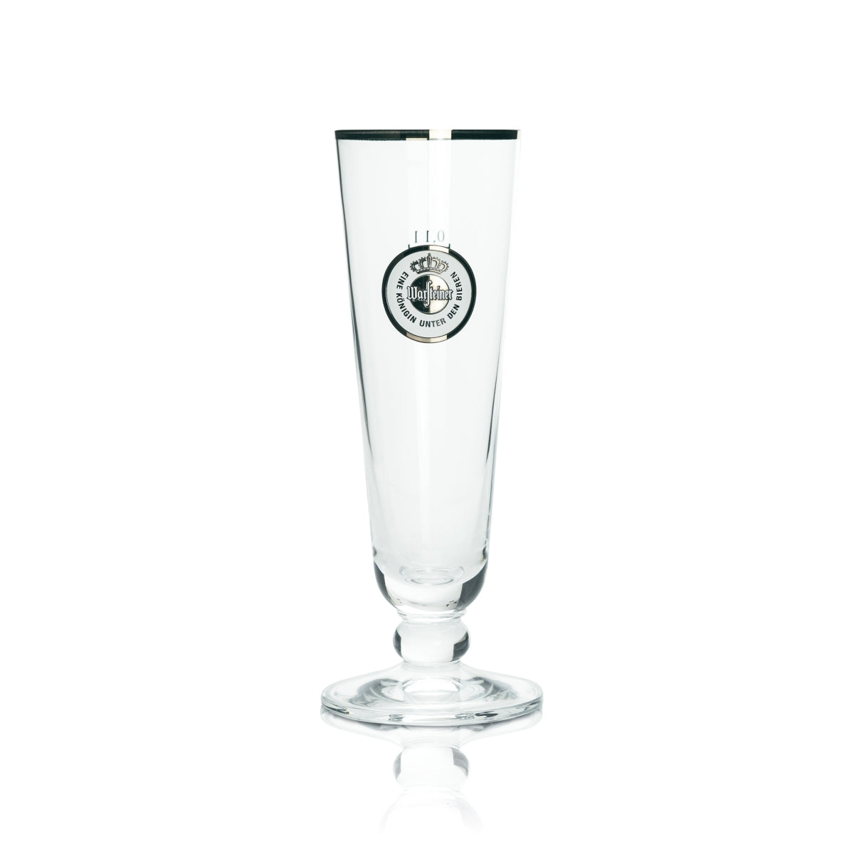 6 verres Warsteiner 0,1 l, forme tulipe, bord doré, calibrés, pour bière Pils, usage professionnel – Vue 2