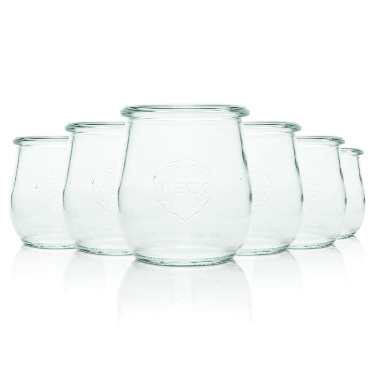6x Weck Dessert Verre 0,22 l Bocal en verre Verre à dessert Pudding Mousse Crème