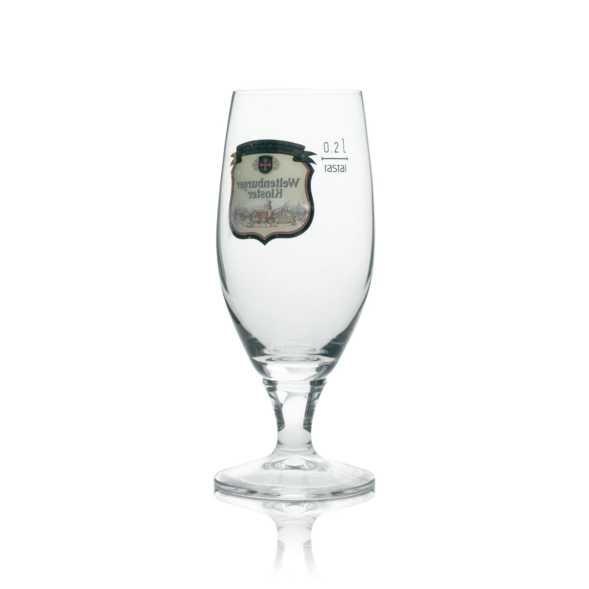 6x verre à bière Monastère de Weltenburg 0,2 l avec logo rouge Rastal – Vue 3