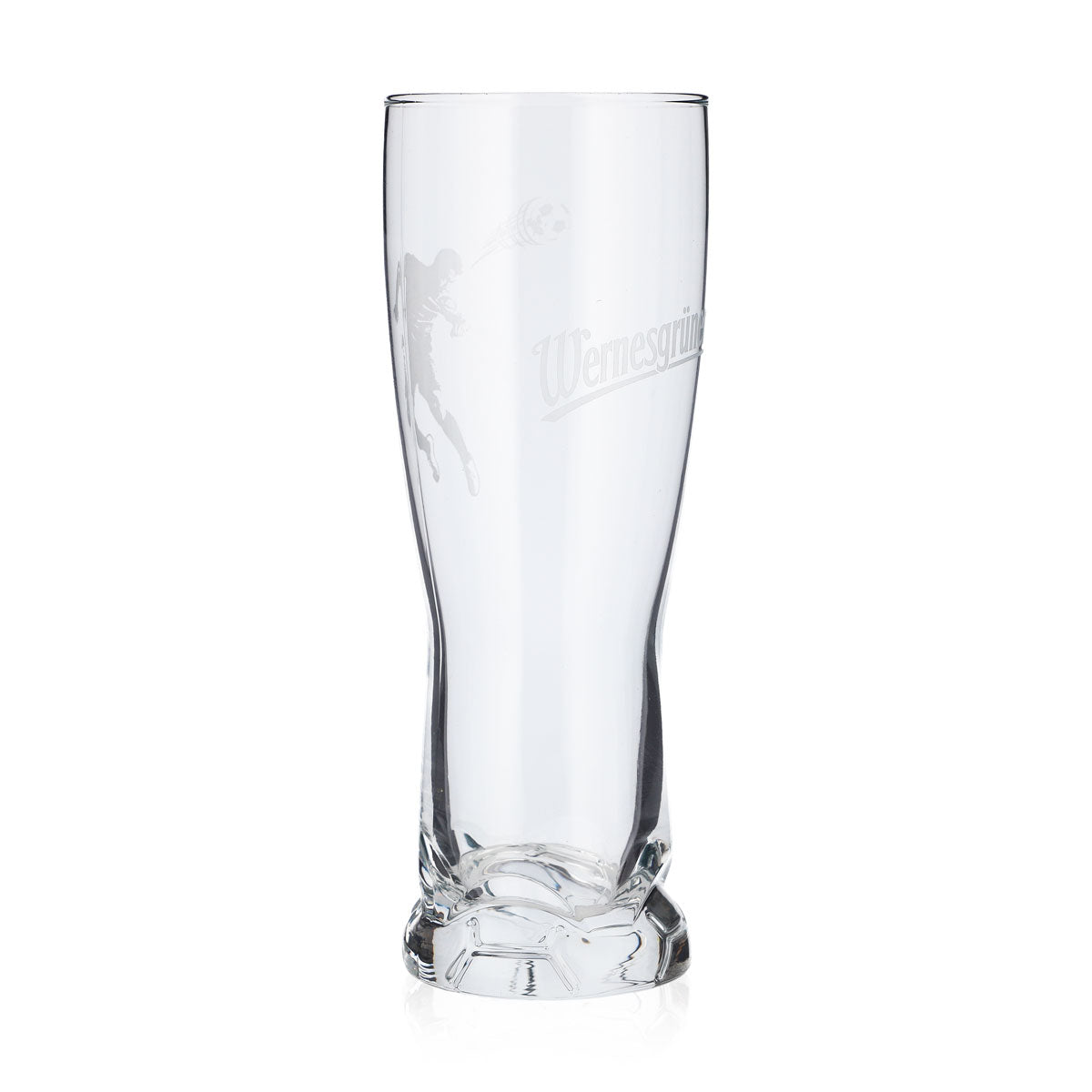 Verre à bière Wernesgrüner 0,37 l, verre de football, verre à bière en relief (lot de 6) – Vue 3