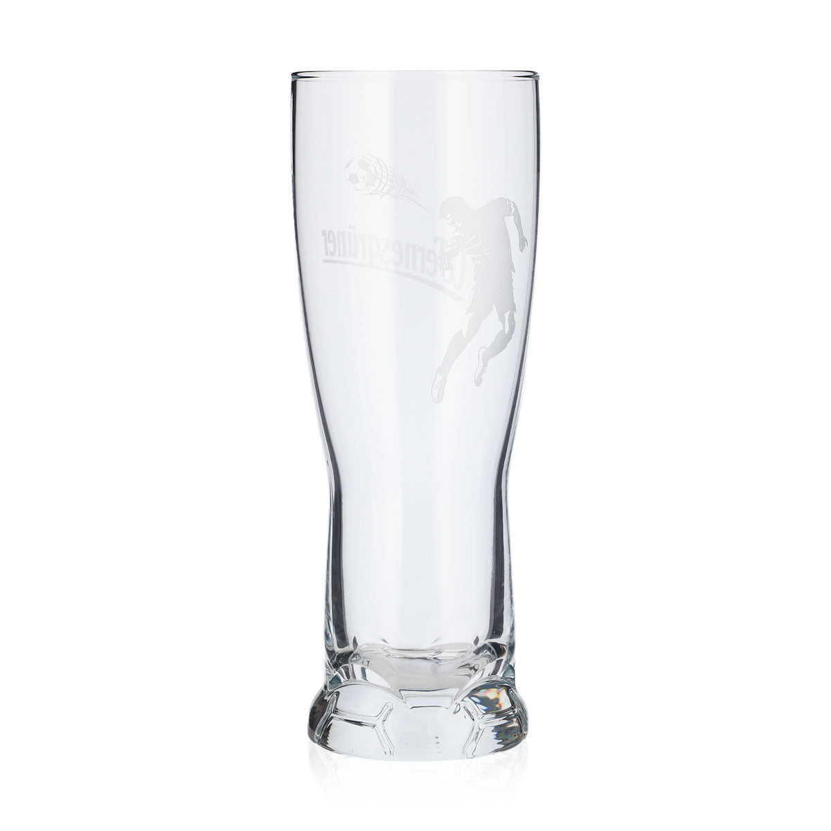 Verre à bière Wernesgrüner 0,37 l, verre de football, verre à bière en relief (lot de 6) – Vue 4