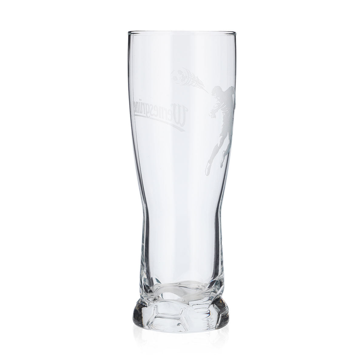 Verre à bière Wernesgrüner 0,37 l, verre de football, verre à bière en relief (lot de 6) – Vue 5