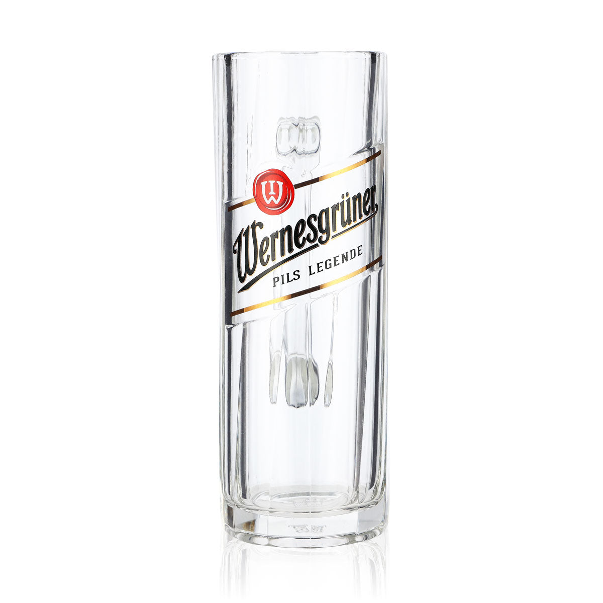 6 verres à bière Wernesgrüner 0,3 l, chope à relief rayé, nouveau logo Rastal – Vue 2