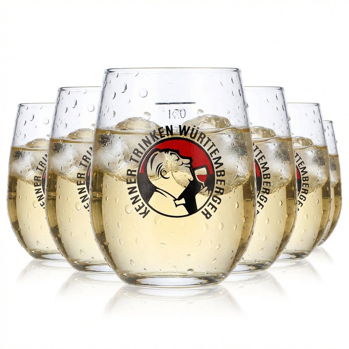 6 verres à vin Württemberger Verres à vin 0,1 l Gobelets Böckling