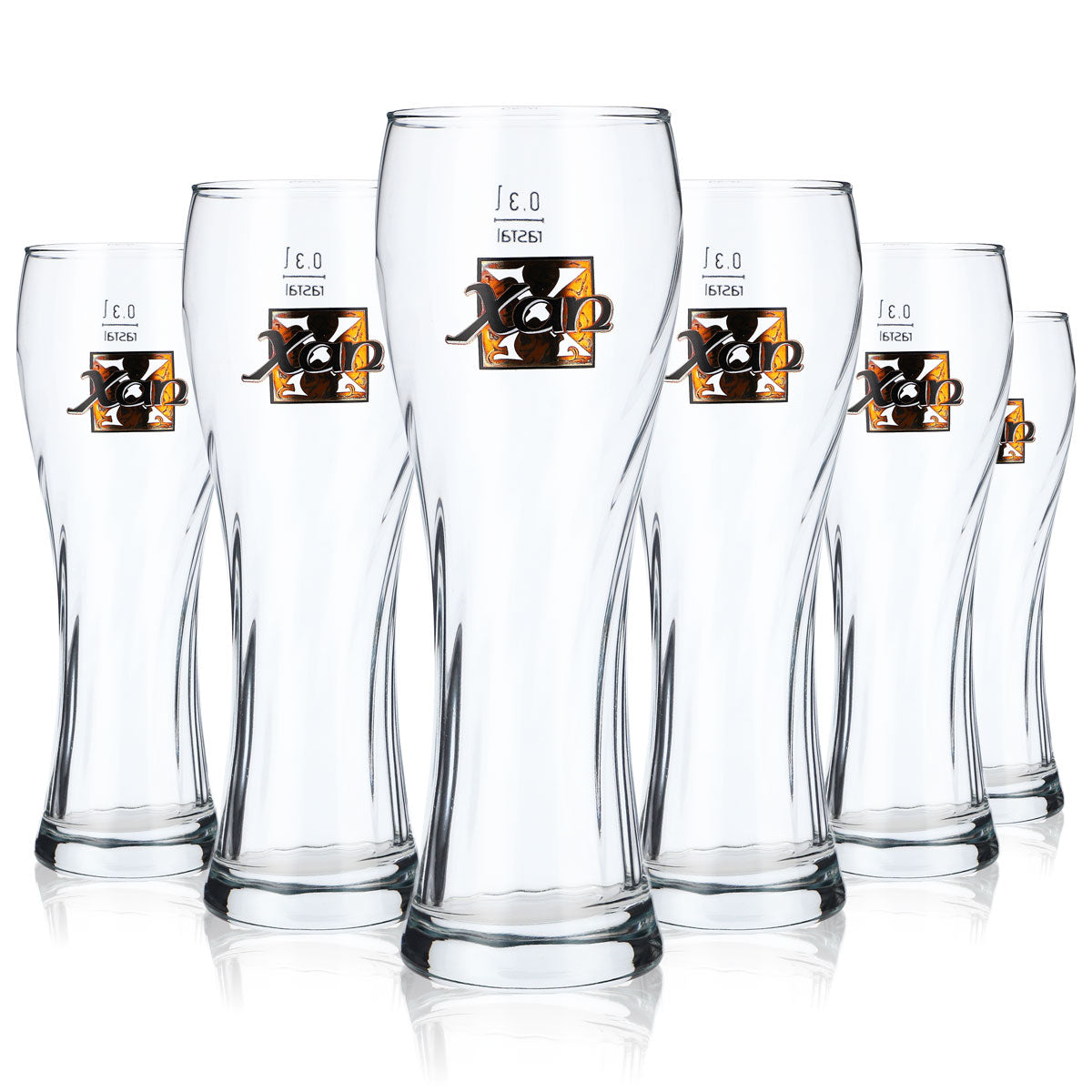 6 verres à bière Xan 0,3 l Verres à bière Verre à bière blanche Haute-Bavière Rastal – Vue 5