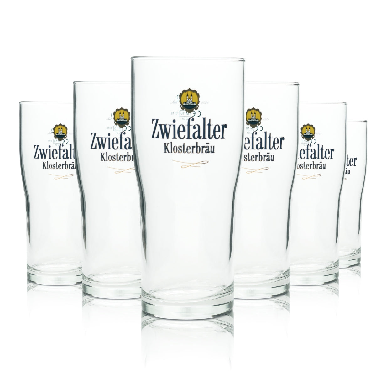 6 verres à bière Zwiefalter 0,5 l Brewhouse Sahm Willi Verres Pils Export Beer