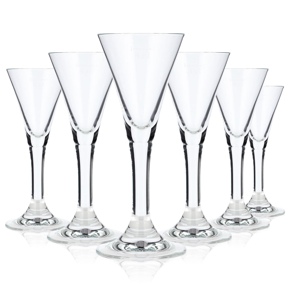 Lot de 6 verres à liqueur Zwiesel de 5 cl, à calice pointu et pied lisse (lot de 6)