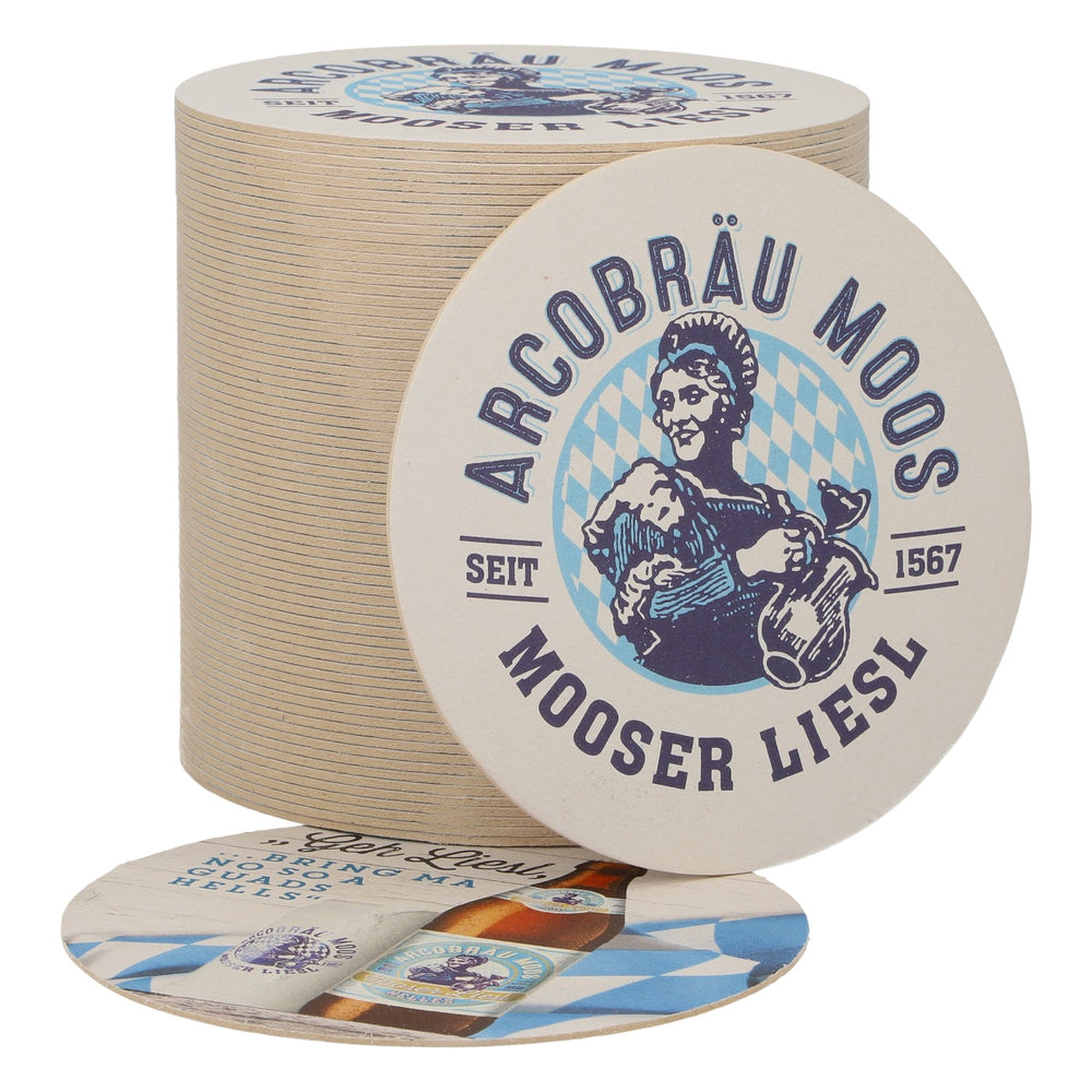 70x  Sous-verres Arcobräu Sous-verres en verre ronds