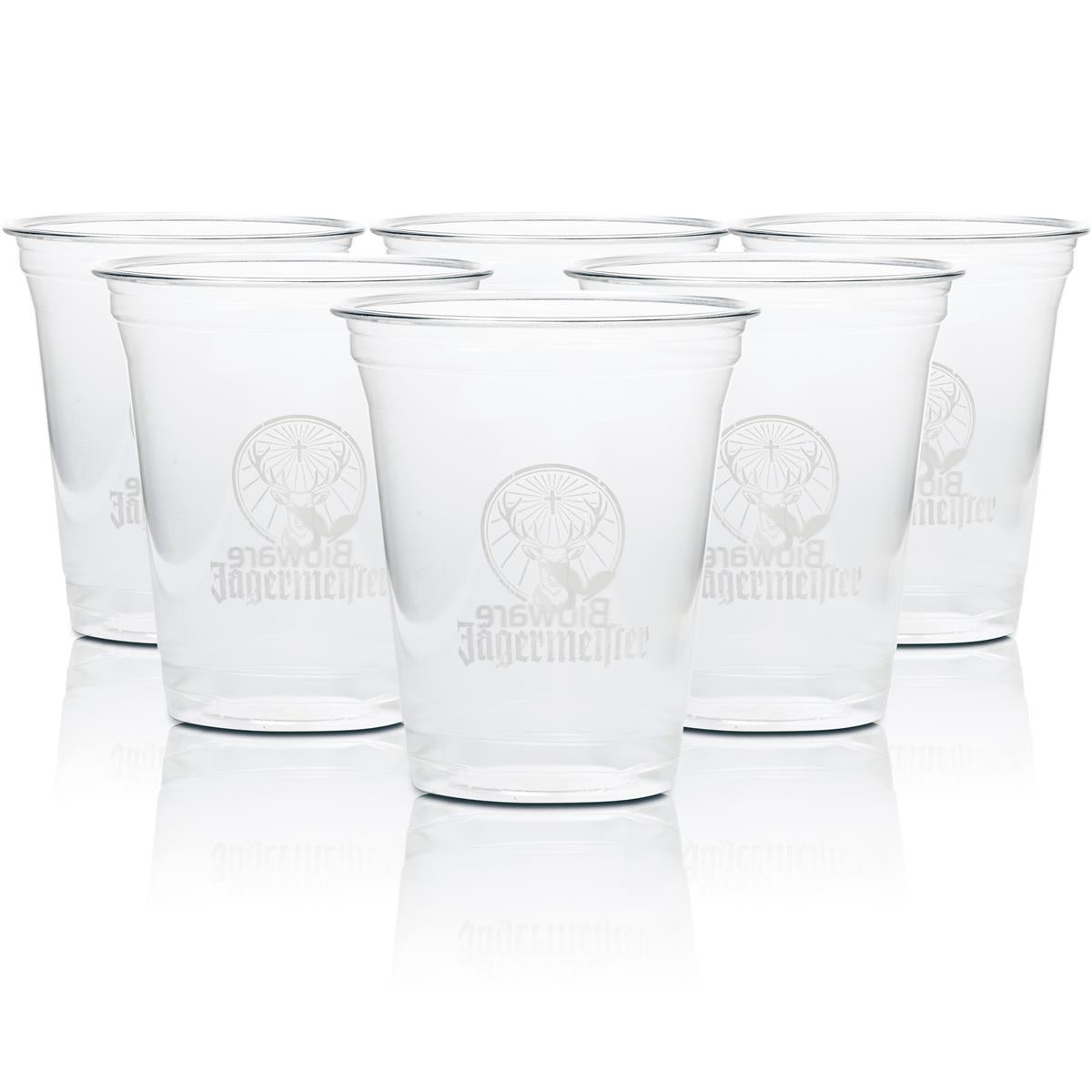 70x gobelets à liqueur Jägermeister jetables en bioplastique 300 ml