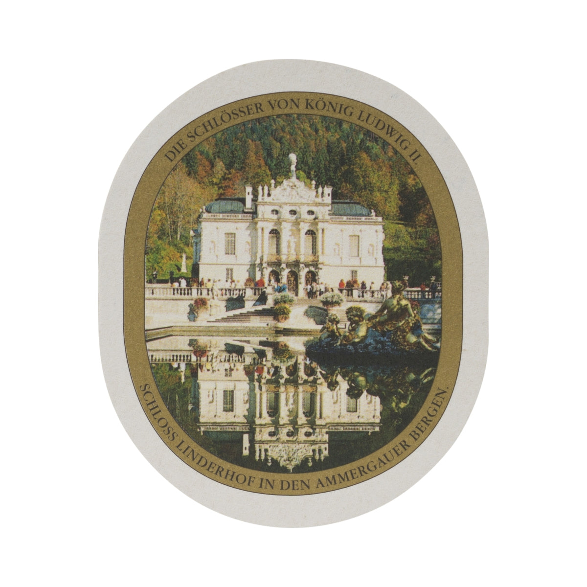 70x sous-verres à bière König Ludwig Weissbier sous-verres en feutre naturel – Vue 2