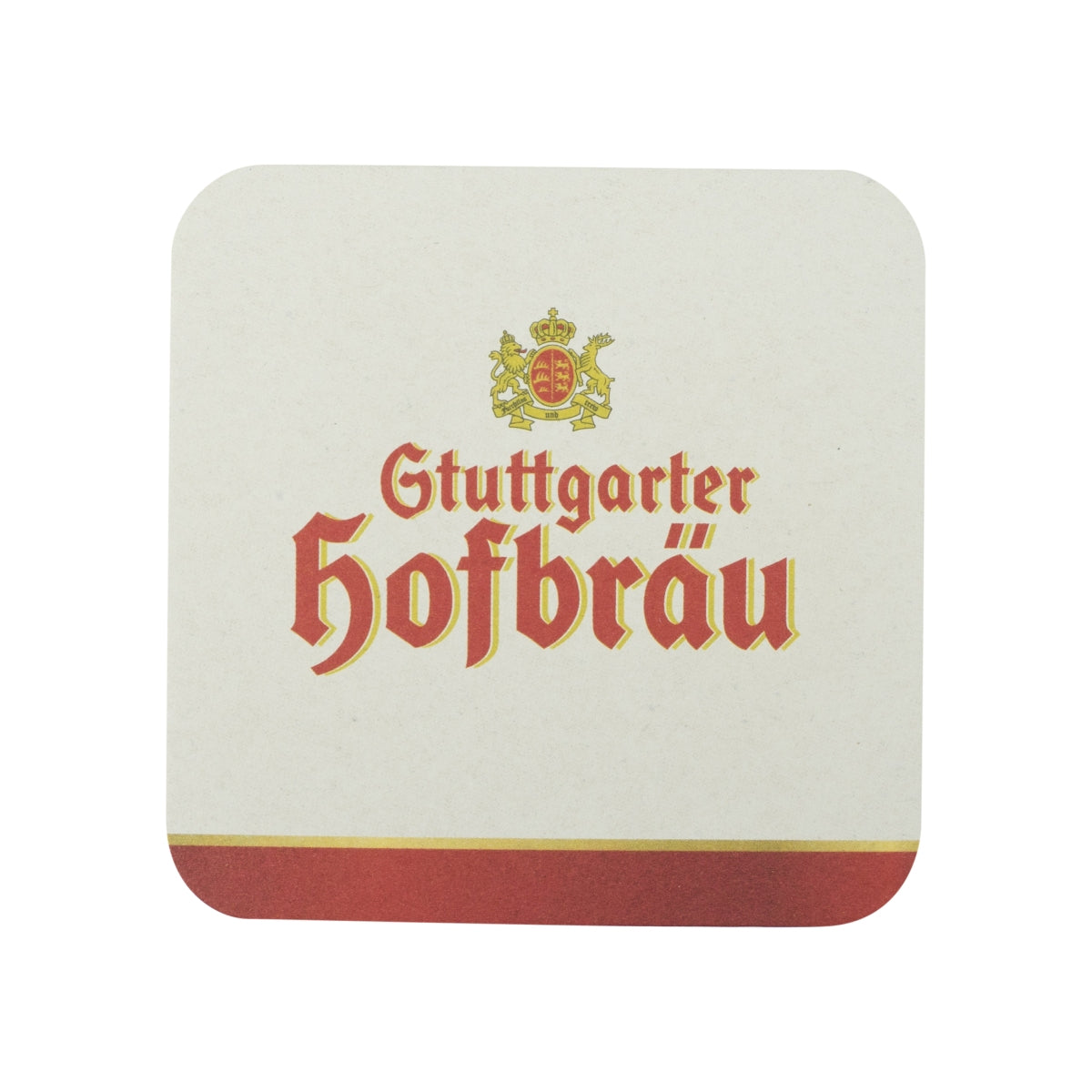 70 sous-verres à bière Stuttgarter Hofbräu 10 x 10 cm, blancs, pour verres, usage gastronomique