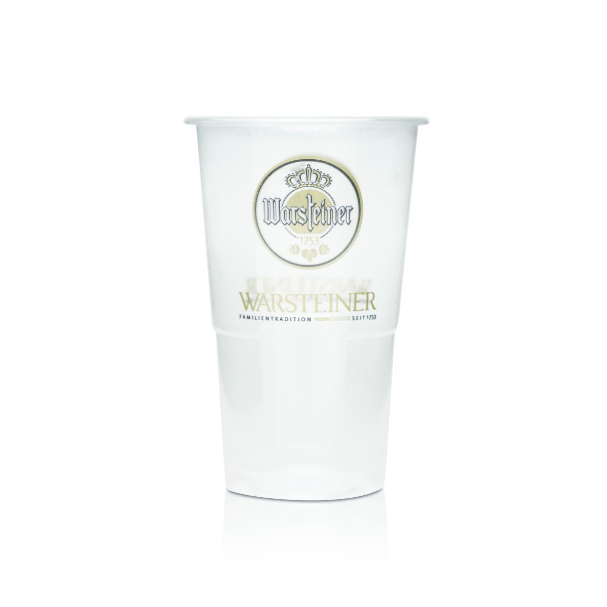 74x verre à bière Warsteiner 0,3l gobelet jetable ancien logo nouveau – Vue 2