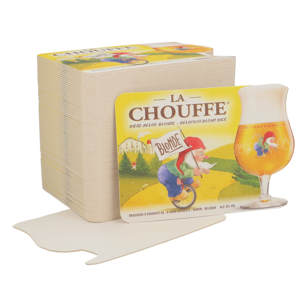 75x Brasserie D'Achouffe Sous-verres Sous-verres en verre « Blonde »