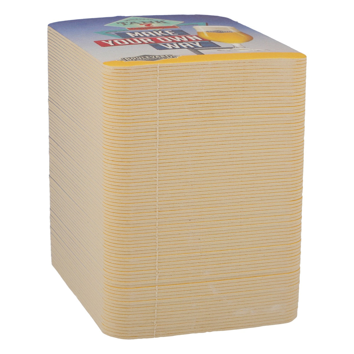 80x sous-verres Boulevard Bier sous-verres en verre accessoires de bar 11,5x9 cm – Vue 2