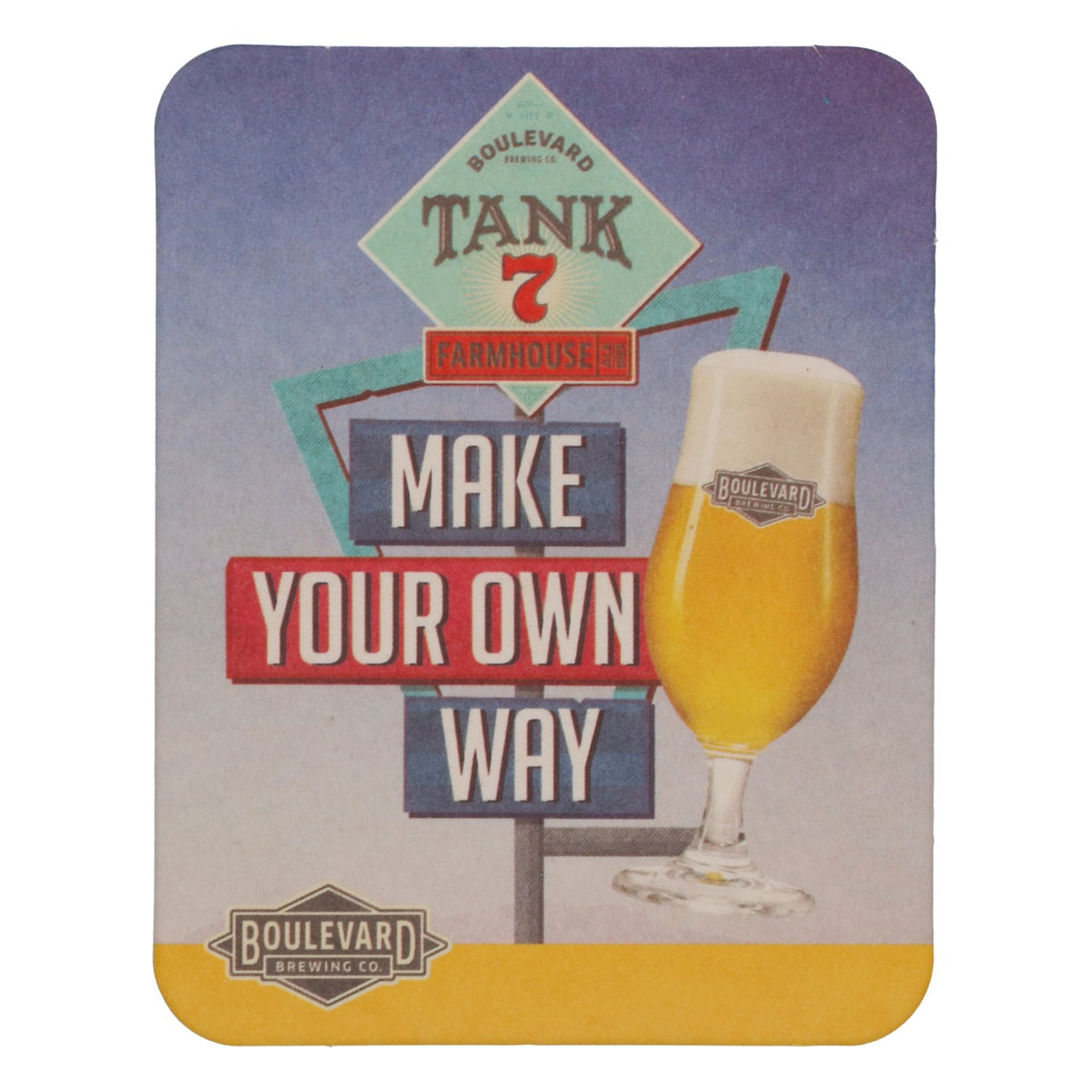 80x sous-verres Boulevard Bier sous-verres en verre accessoires de bar 11,5x9 cm – Vue 3