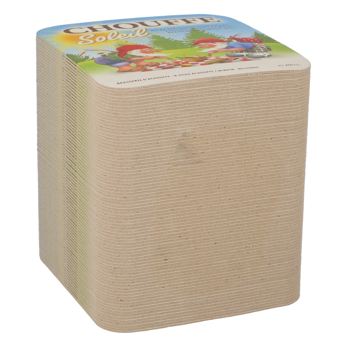 80x sous-verres Brasserie D'Achouffe « Soleil » – Vue 4