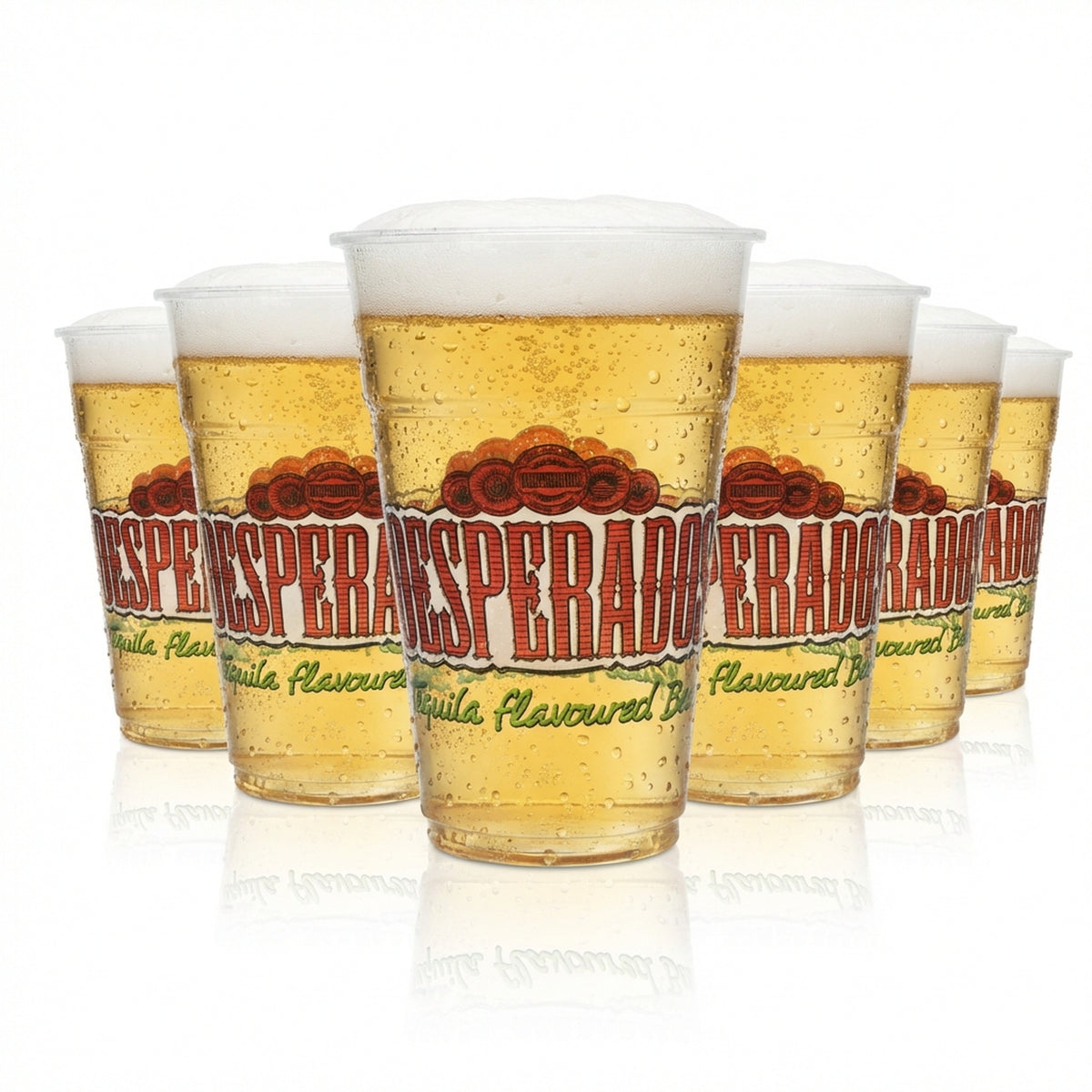 80 gobelets à bière Desperados 0,4 l jetables