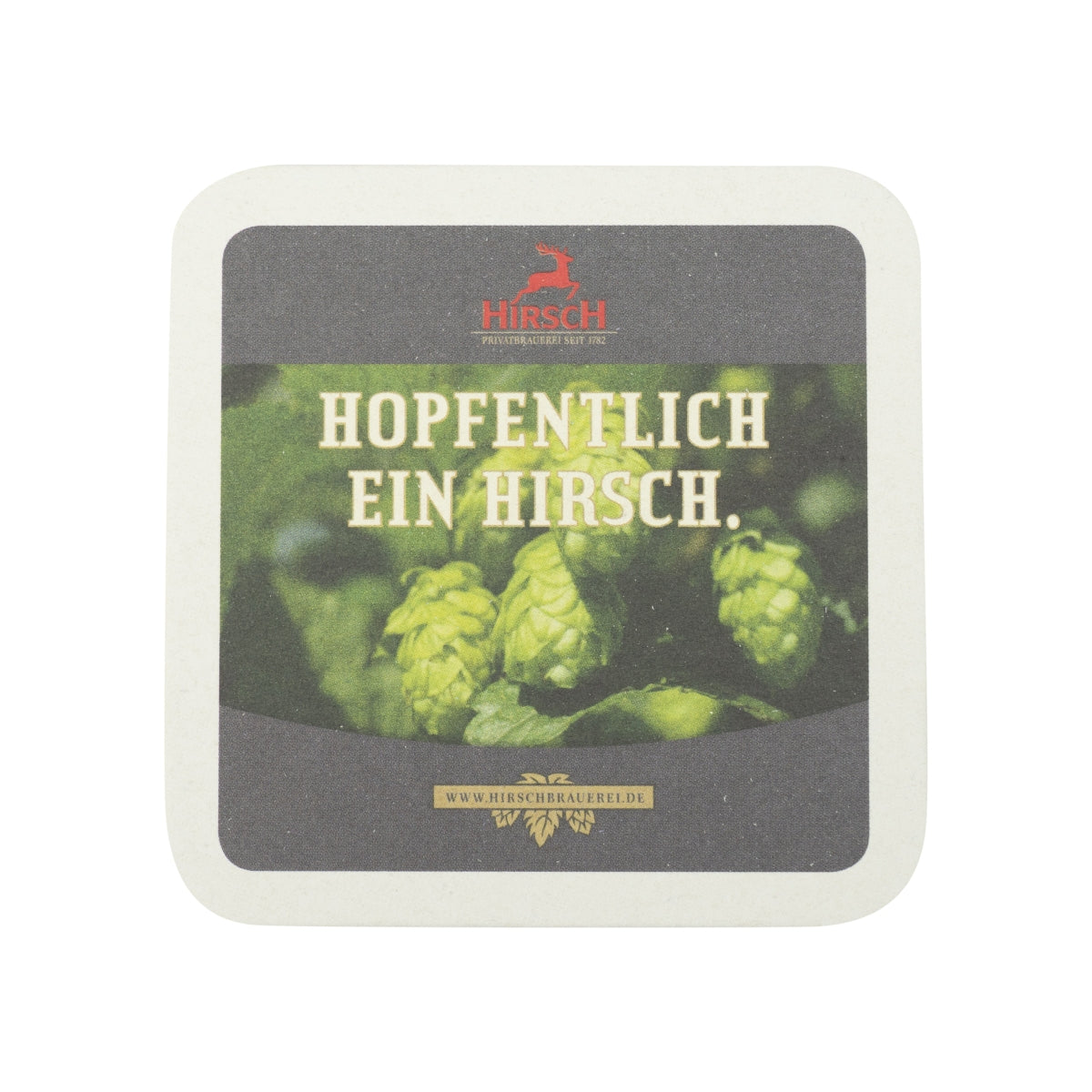 80 sous-verres Hirschbräu Bier 10 x 10 cm, sous-verres pour verres, verres, verres à bière, bar