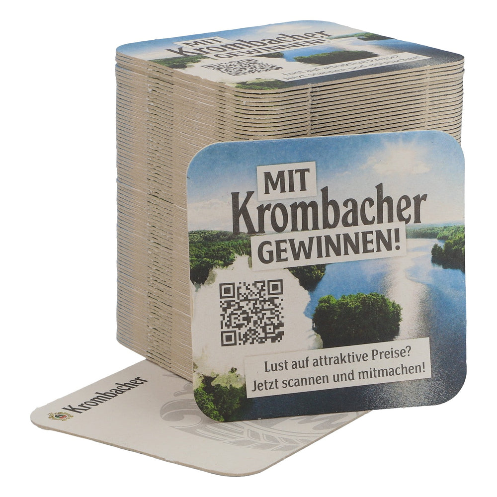 80x sous-verres Krombache 9 x 9 cm Accessoires pour bars et restaurants Protection anti-gouttes