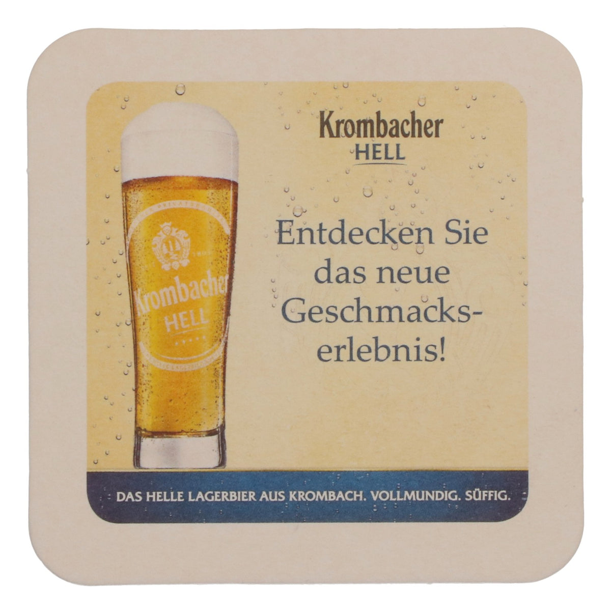 80 sous-verres en verre Krombacher Bier Bierdeckel Accessoires de bar Clair « EsdnG » – Vue 4