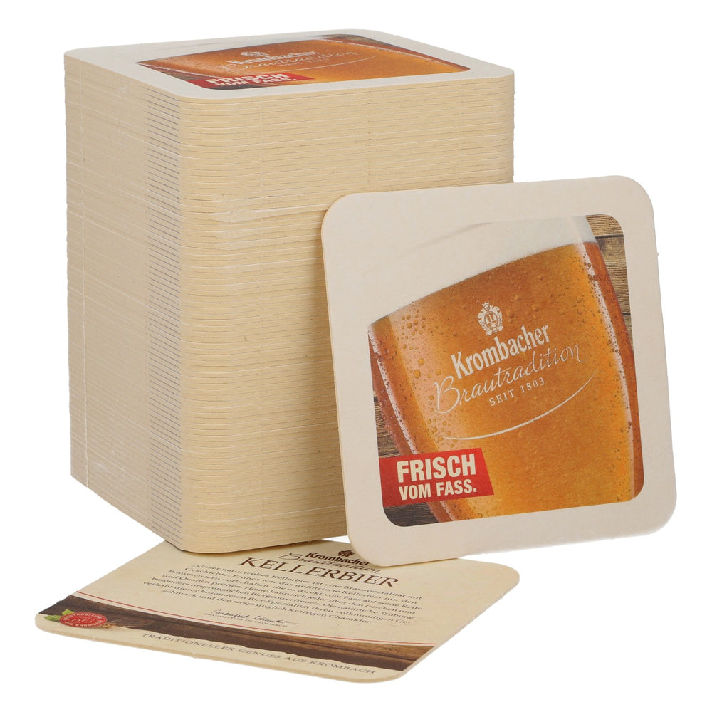 80x sous-verres Krombacher sous-verres en verre accessoires de bar  Kellerbier Bts1803