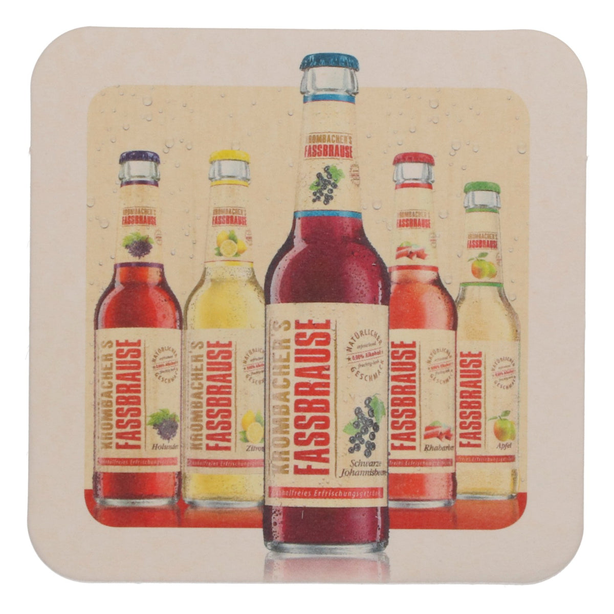 80 sous-verres en carton Krombacher sous-verres en verre accessoires de bar Fassbrause « EmP » – Vue 3