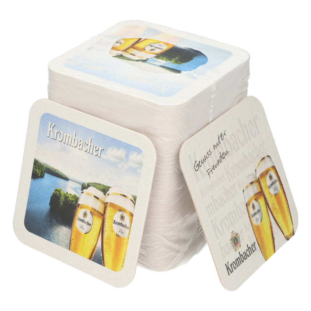 80x dessous de verre Krombacher sous-verres 9x9 cm anti-gouttes verres bouteilles