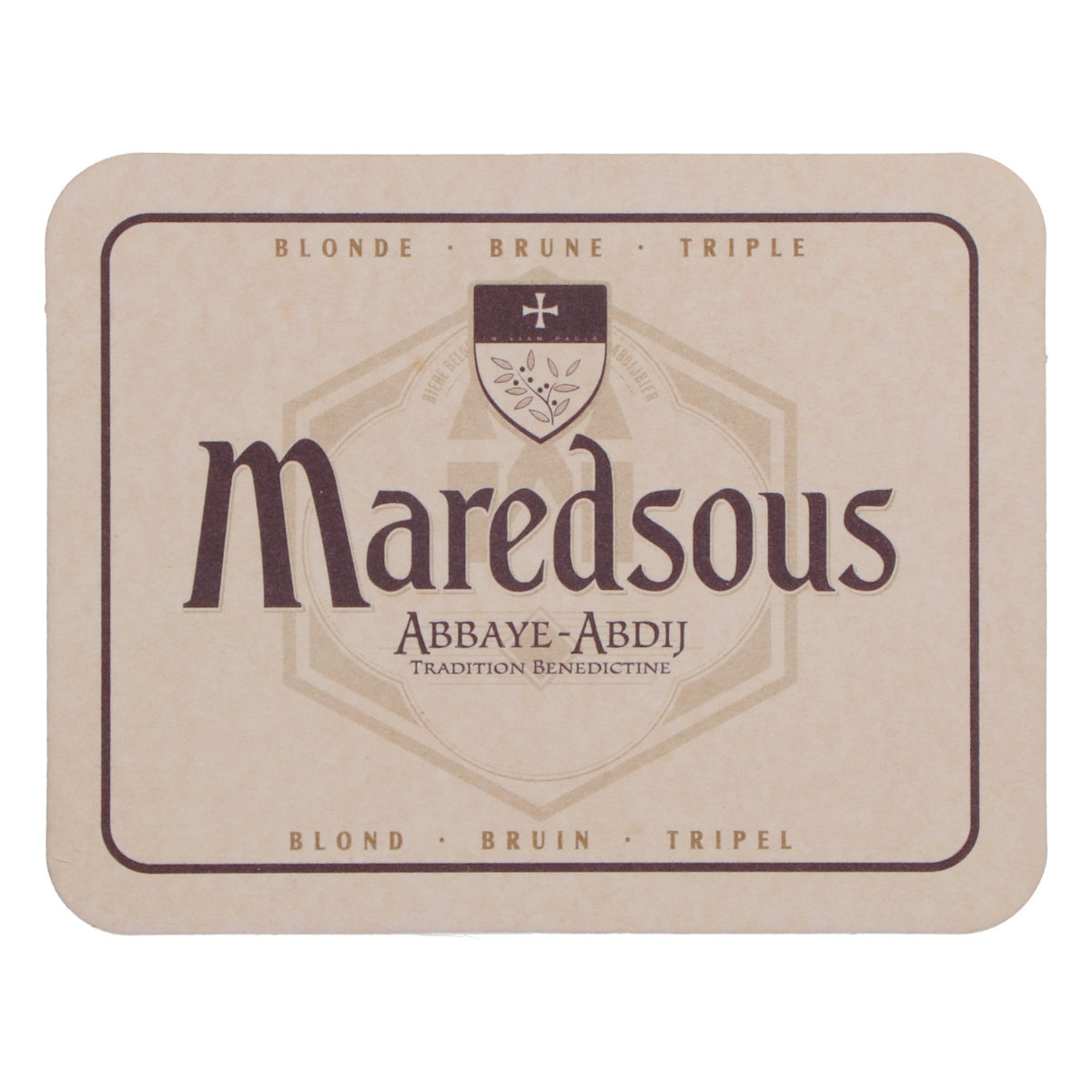 80x sous-verres Maredsous sous-verres sous-verres en verre accessoires de bar 11,5x9 cm – Vue 3