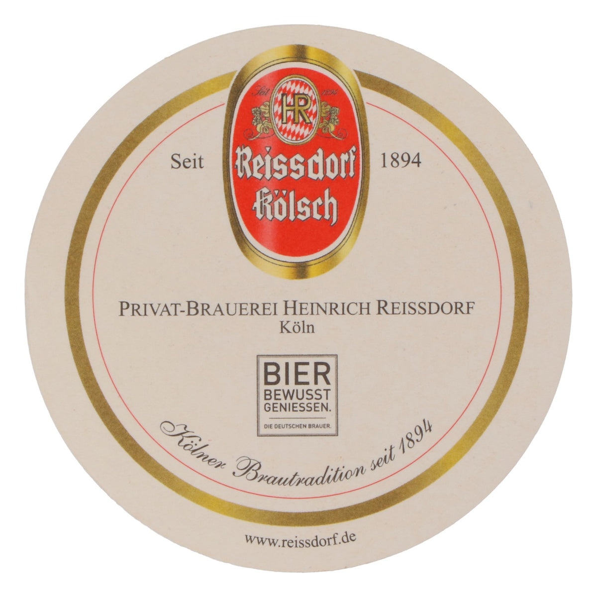 80x sous-verres Reissdorf « Kölner Notgeld » 25 pfennigs – Vue 4