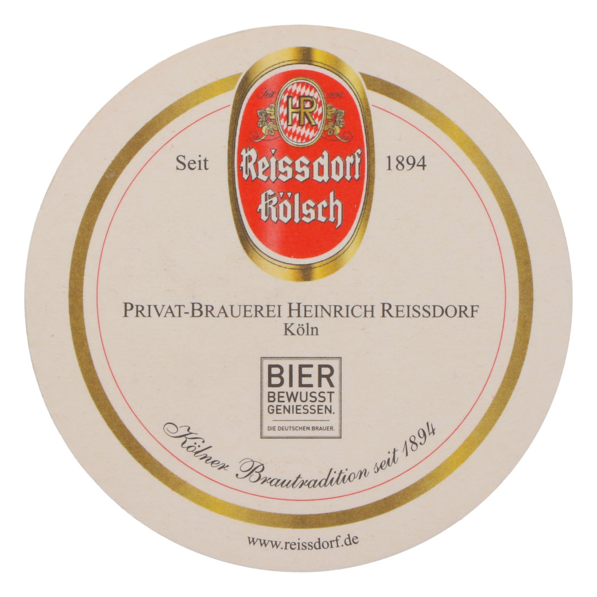 80x sous-verres Reissdorf « Kölner Notgeld » (monnaie de nécessité de Cologne) 50 pfennigs V3 – Vue 4