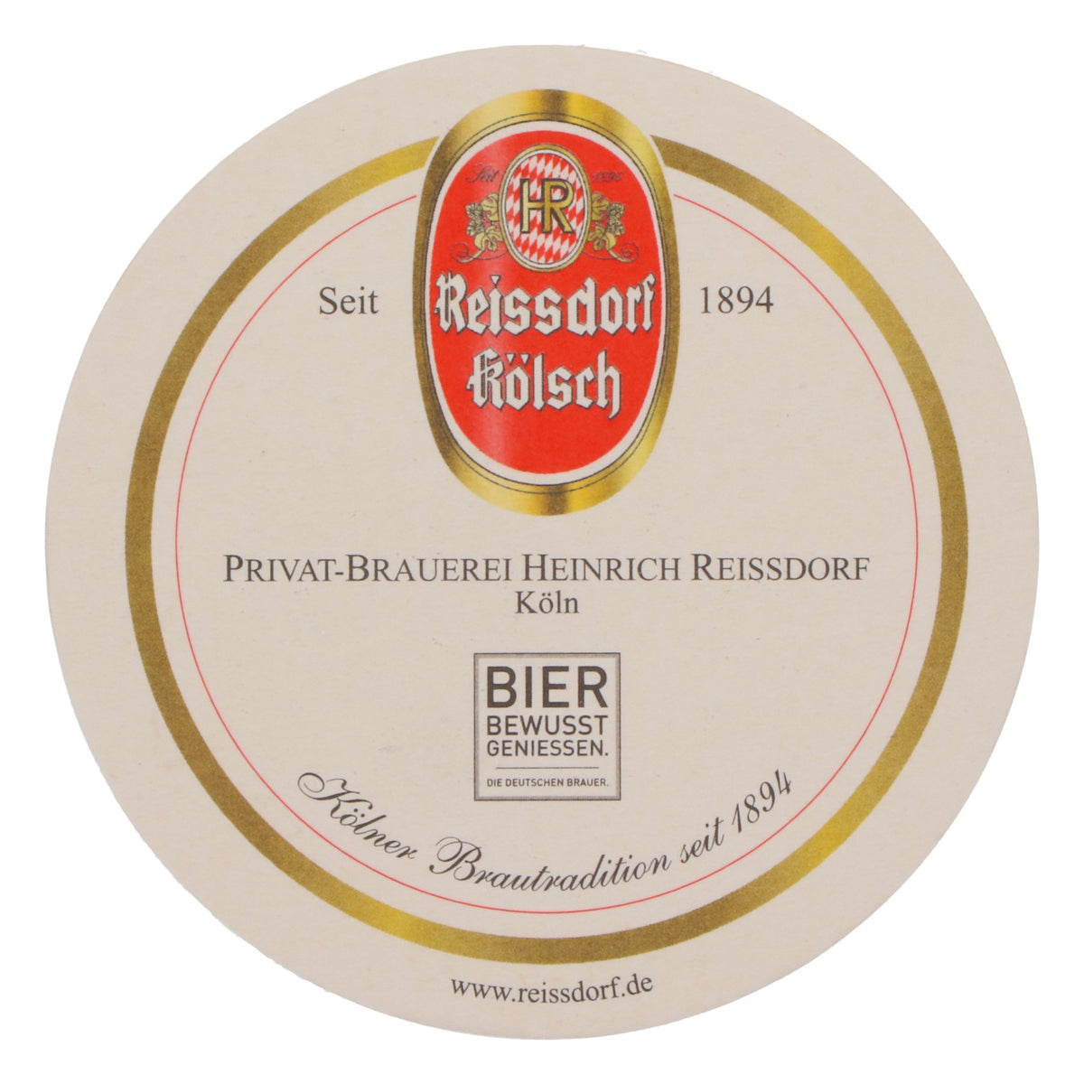 80x sous-verres Reissdorf « Kölner Notgeld » (monnaie de nécessité de Cologne) 50 pfennigs V1 – Vue 4