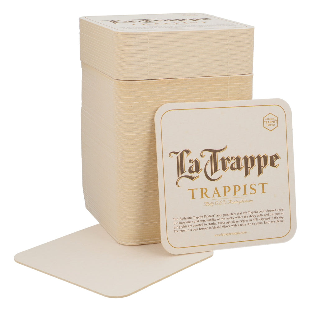 85x sous-verres La Trappe sous-verres sous-verres en verre couvercles  9x9 cm