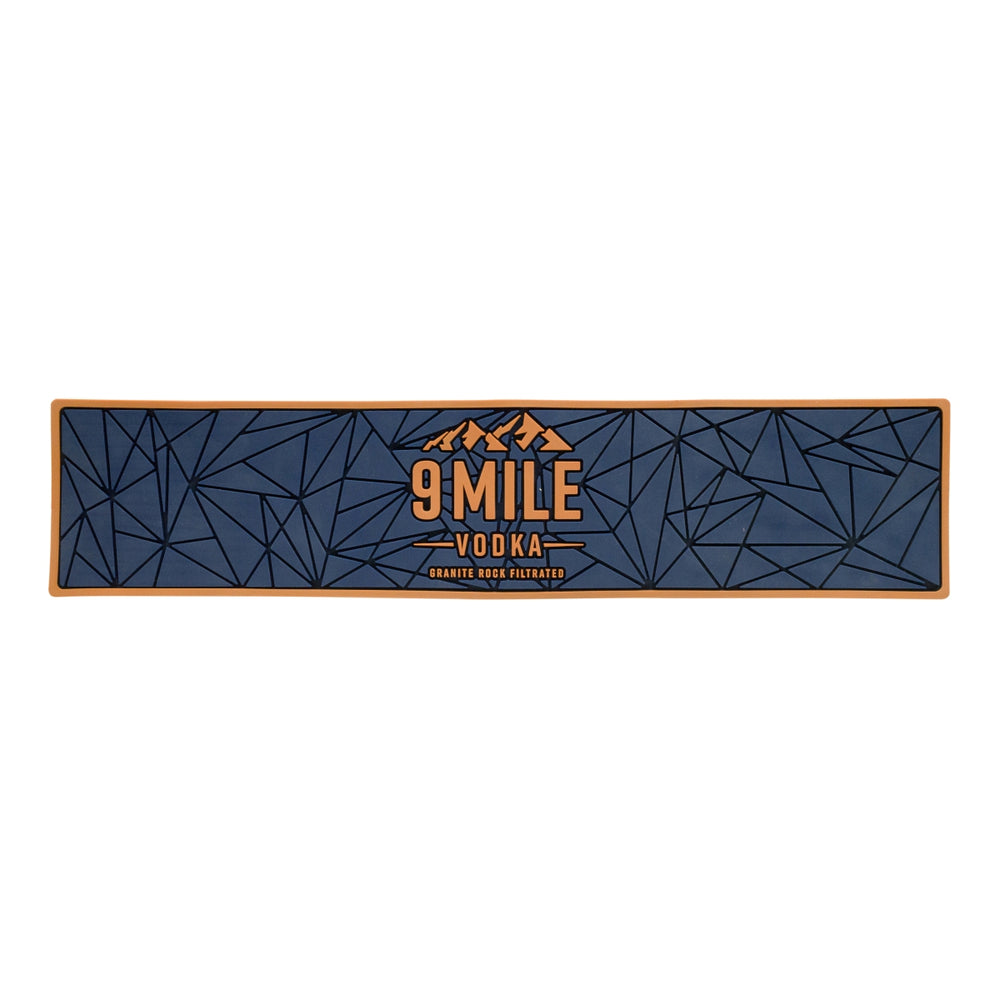 tapis de bar 9 Mile 58 x 13 cm avec égouttoir Runner Gastro Verres Barman Comptoir