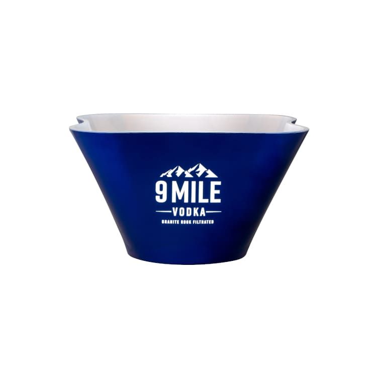 refroidisseur de bouteilles 9 Mile LED Square Waves LED bleu Outil de service Bar à boissons glacées – Vue 2
