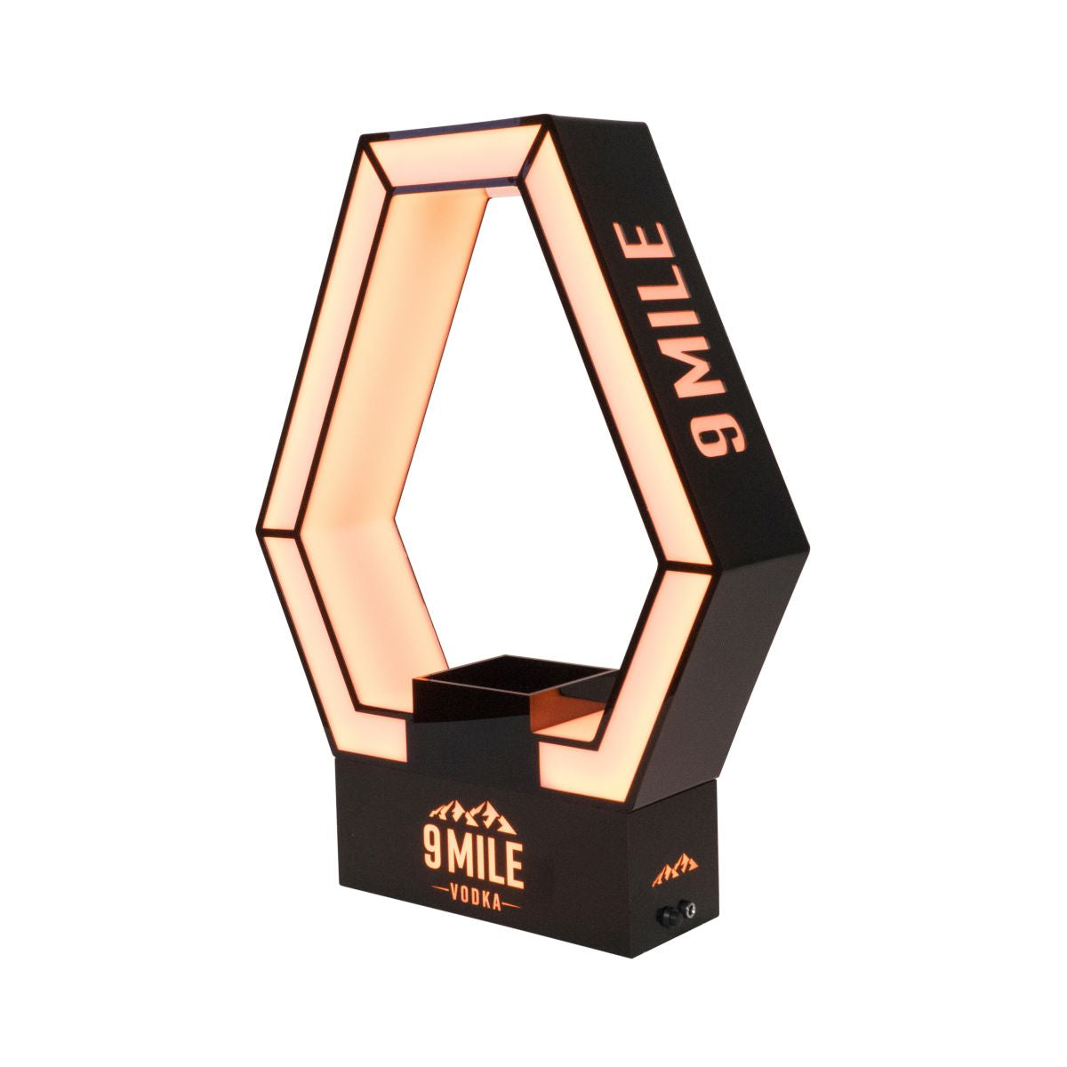 9 Mile Glorifier Exclusive Bottle Presenter LED Présentateur de bouteilles Luminated – Vue 4