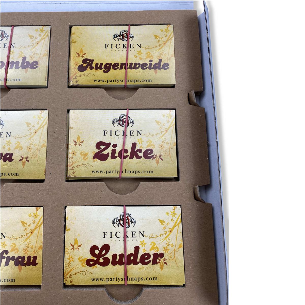 9x autocollants « Ficken » (baise) pour liqueur, lot de 30 pour hommes, slogans – Vue 6