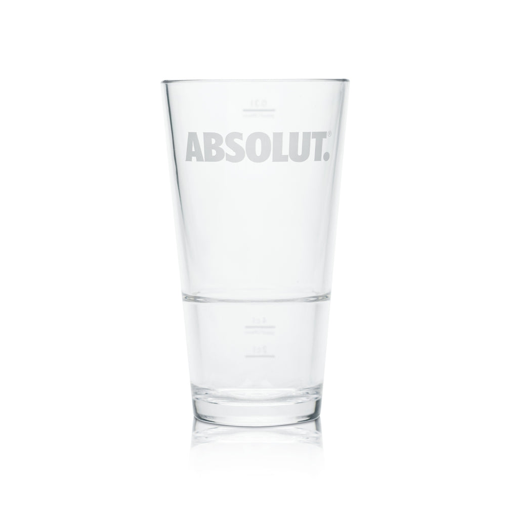 Absolut Gobelet Verre 0,3 l Plastique dur Verres réutilisables Calibré Gastronomie