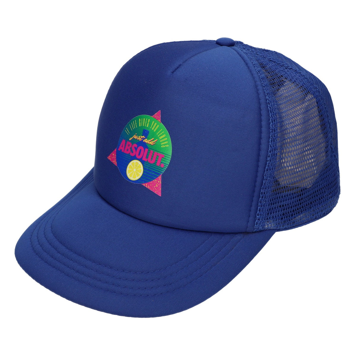 Casquette Absolut Bleue Casquette Snapback Réglable Unisexe Trucker