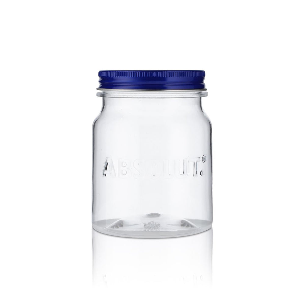 Verres à vodka en acrylique Absolut Vodka Gobelets en plastique avec couvercle