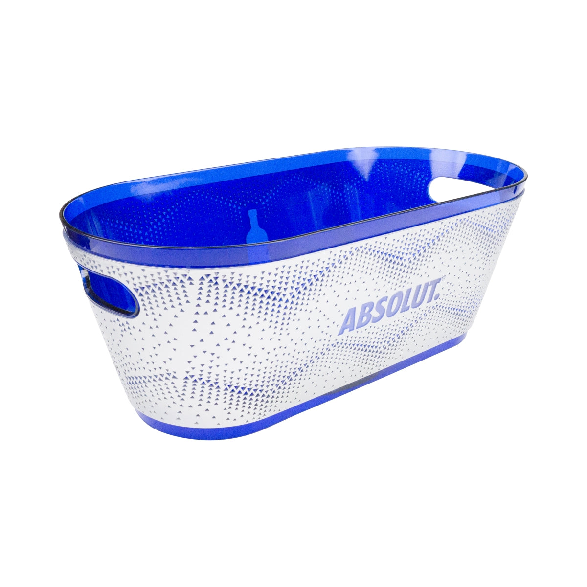 Refroidisseur de bouteille Absolut Vodka LED rechargeable bleu/argent 50 x 25 x 19 cm, accessoires inclus