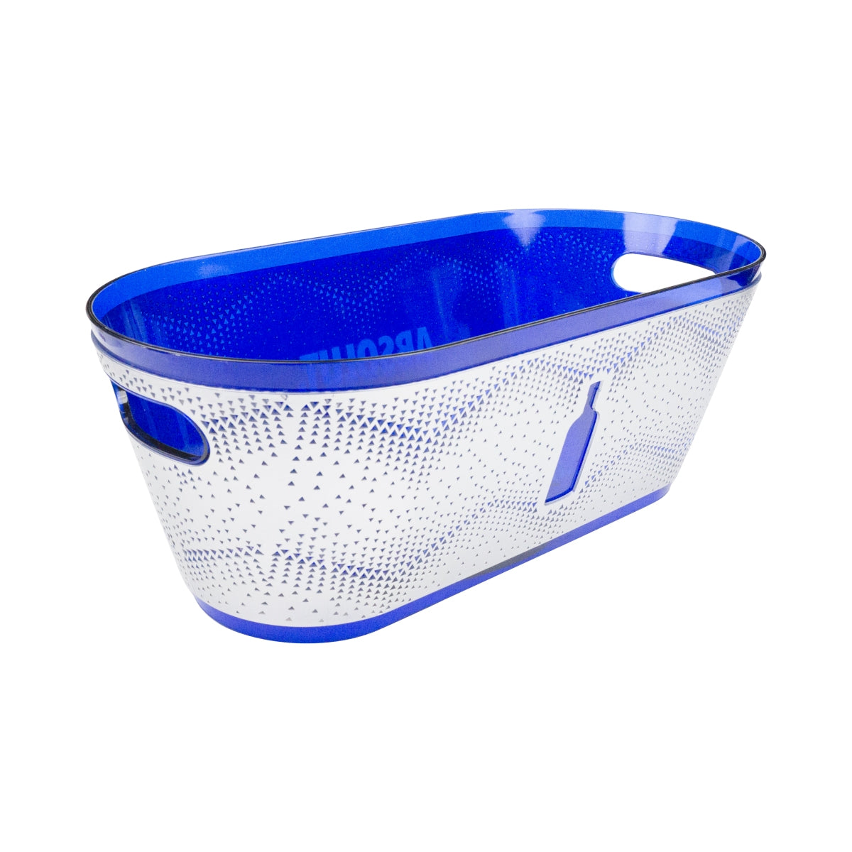Refroidisseur de bouteille Absolut Vodka LED rechargeable bleu/argent 50 x 25 x 19 cm, accessoires inclus – Vue 2