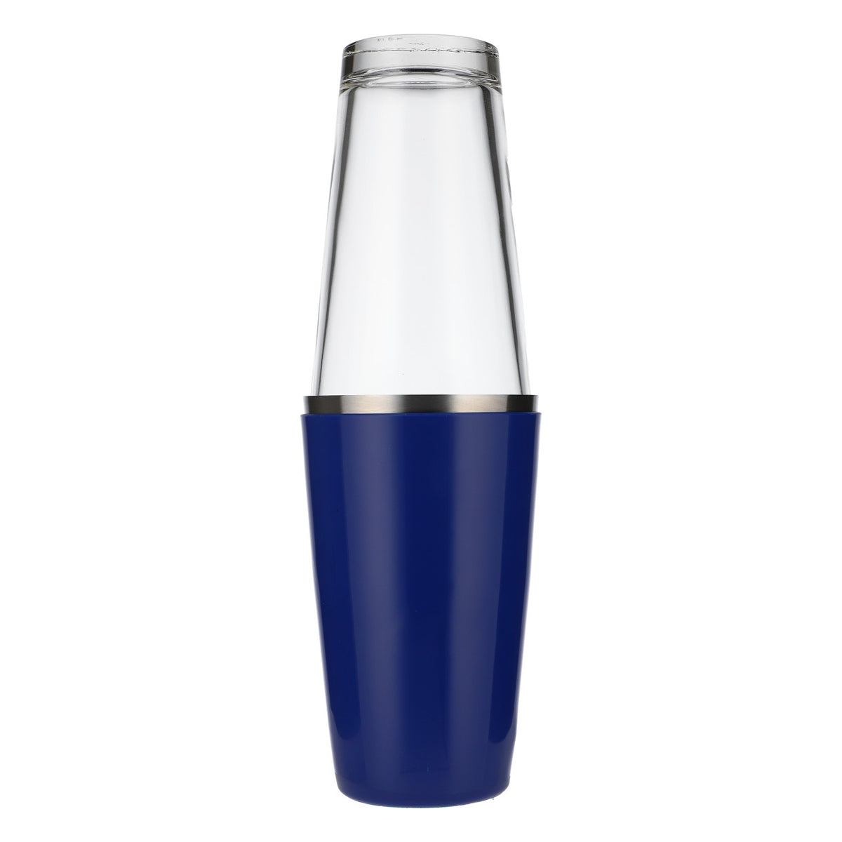 Shaker Absolut Vodka en acier inoxydable Shaker Boston en acier inoxydable Accessoires de bar bleus 2 pièces – Vue 3