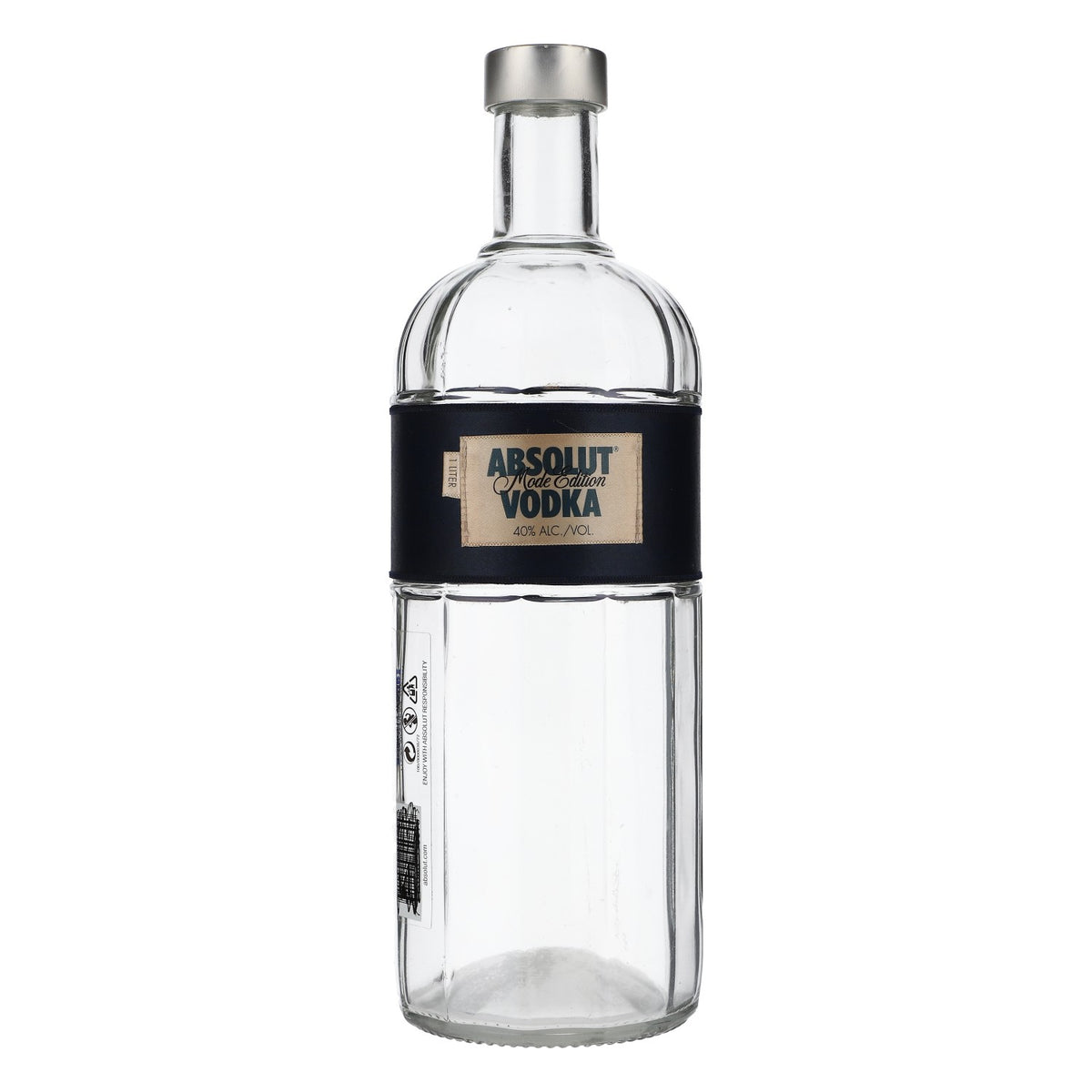 Bouteille décorative en verre véritable Absolut Vodka Showflasche Showbottle Showbottle 1,0 l